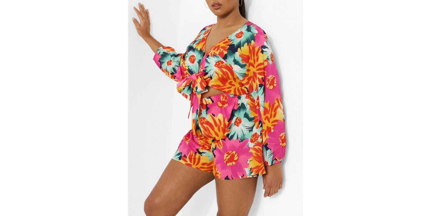 Tropical Resort Romper