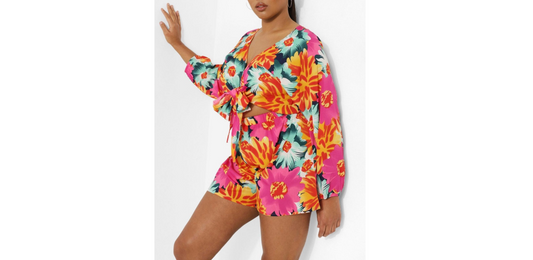 Tropical Resort Romper